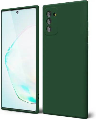 Miniatura 70 de oakxco Funda para teléfono Samsung Galaxy Note 20 Ultra de silicona líquida, bonita funda delgada y fina de goma suave TPU lisa y suave de gel