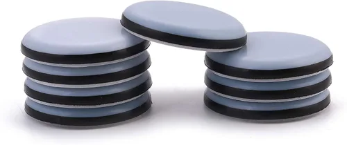 Miniatura 5 de Deslizadores adhesivos para muebles de 1-5/8 pulgadas, silla de horno deslizantes de PTFE en muebles y electrodomésticos de cocina, deslizador fácil
