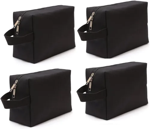 600D portátil multiusos con cremallera impermeable organizador de viaje bolsa de cosméticos bolsa de maquillaje bolsa de almacenamiento bolsa 4