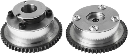 Juego de piñones de sincronización VVT de admisión y escape 243502E001 243702E000 solo para motor NU de 1.8L emparejado con G4NB 0.315 in cigüeñal