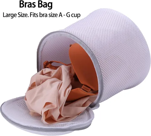 Miniatura 3 de Kimmama Bolsas de lencería para lavar prendas delicadas, bolsa de ropa para lavadora, bolsas de malla para lavar ropa, abrigos, vestidos, suéteres