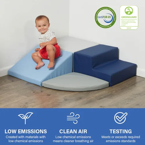 Miniatura 8 de SoftScape Escalador de Esquina para Tiempo de Juego de Niños Pequeños, estructura de juego activo para interiores para niños pequeños y niños