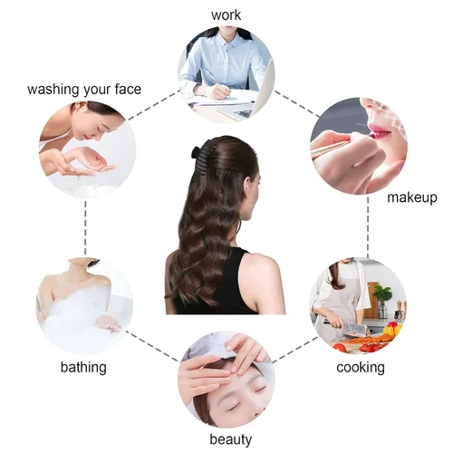 Miniatura 4 de 4 paquetes de pinzas grandes para el cabello, antideslizantes, para mujeres y niñas, con agarre fuerte, accesorios para el cabello de 4 pulgadas