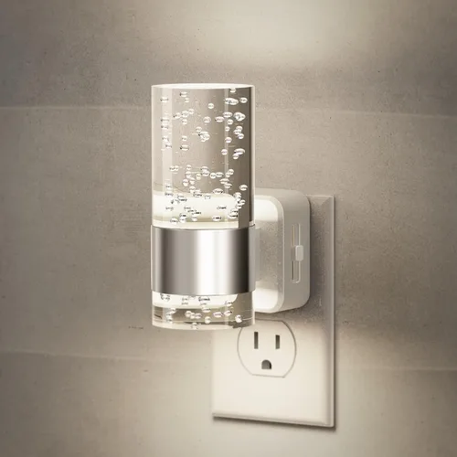 Miniatura 12 de JandCase Luz nocturna, luces nocturnas automáticas enchufables a la pared, luz nocturna LED regulable con brillo ajustable, luces nocturnas