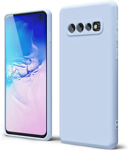 Miniatura 50 de oakxco Funda para teléfono Samsung Galaxy S21 Ultra con agarre de silicona líquida, bonita funda delgada y delgada de goma suave de TPU lisa