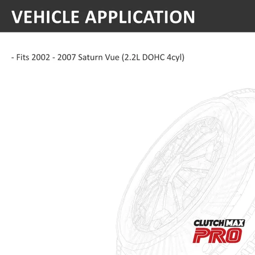 Miniatura 2 de PRO Performance Kit de embrague OEM con volante con cilindro esclavo compatible con Saturn Vue 2.2L DOHC 4cyl 2002-2007 (CP04195HDWS-FW167610-CK)