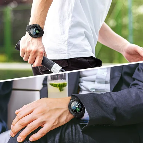 Miniatura 6 de Goton 3 en 1 Accesorios para Samsung Galaxy Watch 3 de 41 mm, 1 Carcasa de Armadura de TPU Resistente + 2 Películas Protectoras de Pantalla