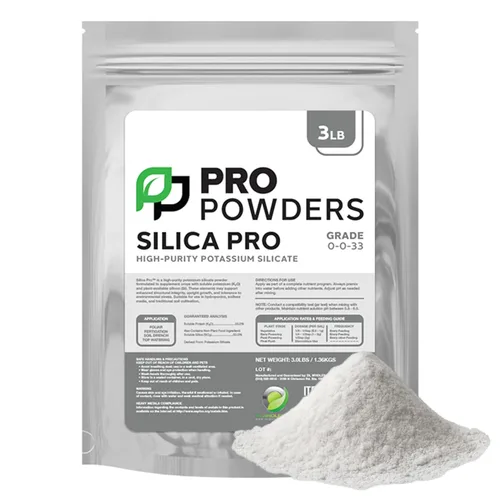 Pro Powders Silica Potasio Silicato de Silicato de 3LB en polvo – Hace hasta 2,700 galones – Estimula ramas y sistema de suministro de nutrientes y