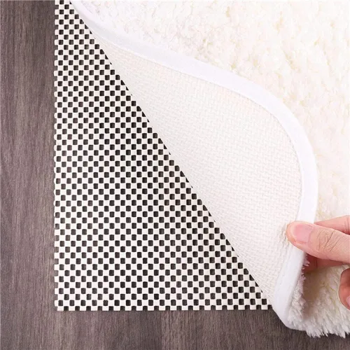 Miniatura 2 de GIBZ Almohadilla antideslizante para alfombra, almohadillas para alfombras de área y suelos de madera dura, proporciona protección y cojín, negro