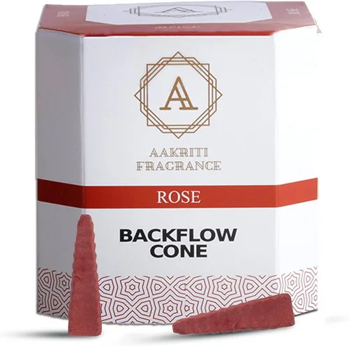 Miniatura 16 de Conos de cascada de incienso natural de flujo de retorno, forma única para incienso de reflujo, para oración, meditación, relajación (25 piezas)