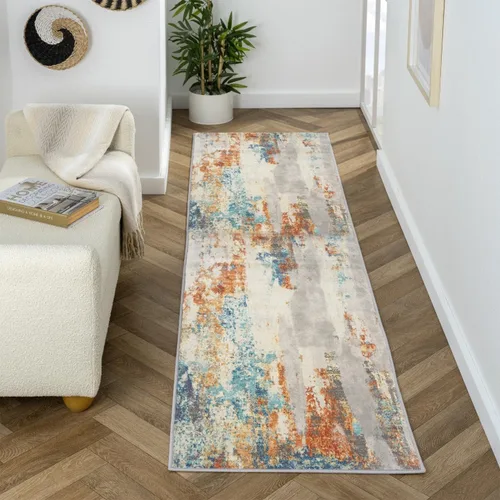 Miniatura 41 de LUXE WEAVERS Lagos Collection - Alfombra de área abstracta beige de 5 x 7 pies