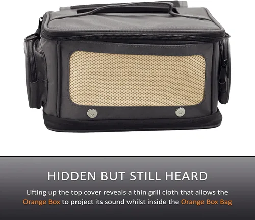 Miniatura 3 de Orange Estuche de transporte para tu altavoz Bluetooth portátil, perfecto para pícnics, barbacoas, actividades al aire libre