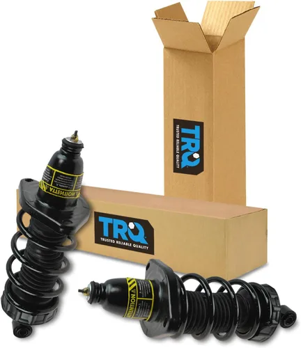 Miniatura 123 de TRQ Conjunto de Amortiguador y Resorte Delantero Cargado con Resorte Helicoidal Pre-ensamblado Compatible con Jeep Cherokee Limited AWD 14-22 Sin