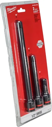 Miniatura 2 de Milwaukee Eléctrico - Juego de extensión de 3 piezas Shockwave IMP Duty 1/2DR