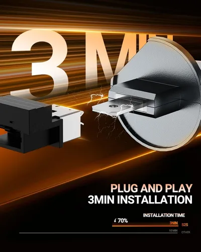 Miniatura 2 de SEALIGHT Bombillas antiniebla H1, 70,000 lm súper brillo 1:1 tamaño mini, luces antiniebla blancas frías de 6500 K, 3 minutos de iluminación