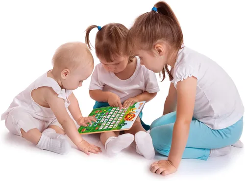 Miniatura 7 de Just Smarty Tableta del Alfabeto para Aprender Letras, ABC, Números, Formas, Colores, Música y Palabras, Juguetes Interactivos de Aprendizaje