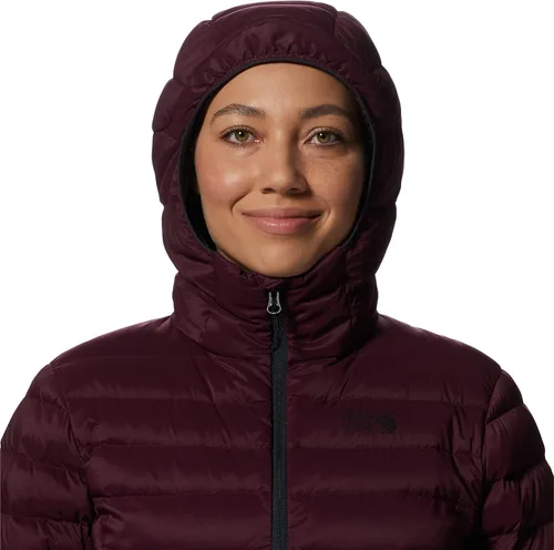 Miniatura 4 de Mountain Hardwear Deloro - Sudadera con capucha de plumón con cremallera completa para escalada y esquí, aislada, resistente al viento y al agua