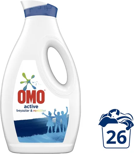Miniatura 2 de Omo Liquid Active Cold Power Detergente para ropa blanca y colores 57.1 fl oz