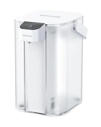 Miniatura 19 de Waterdrop ED01B - Jarra eléctrica con filtro de agua, reduce el 99.6% del plomo y más de 45 impurezas, capacidad de 15 tazas de 200 galones, Azul