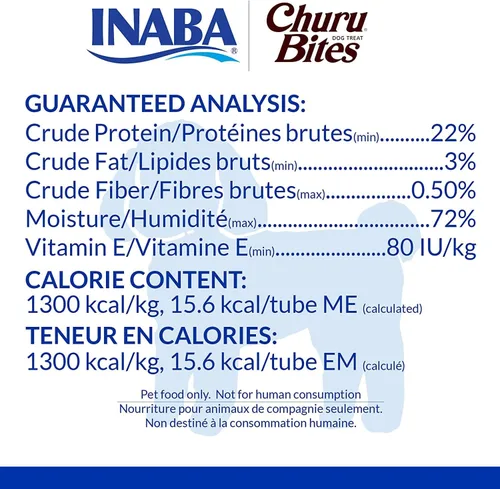 Miniatura 6 de INABA Churu Bites - Golosinas para perros, sin granos, suaves y masticables al horno envueltas en pollo, 0.42 onzas cada tubo, 32 tubos en total