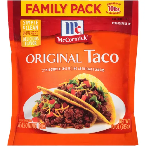Miniatura 5 de McCormick Mezcla de condimentos Taco 30% menos de sodio, 1.25 onzas (paquete de 12)