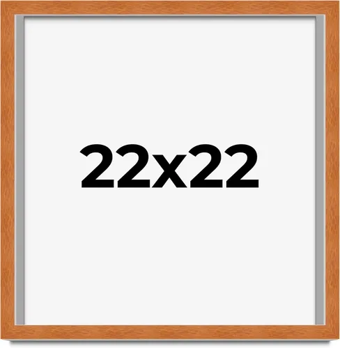 Miniatura 106 de Marco de 3 x 3 pulgadas, marco de madera maciza de nuez miel tradicional marrón Ancho de moldeo de 0.875 pulgadas Profundidad de conejo de 0.875
