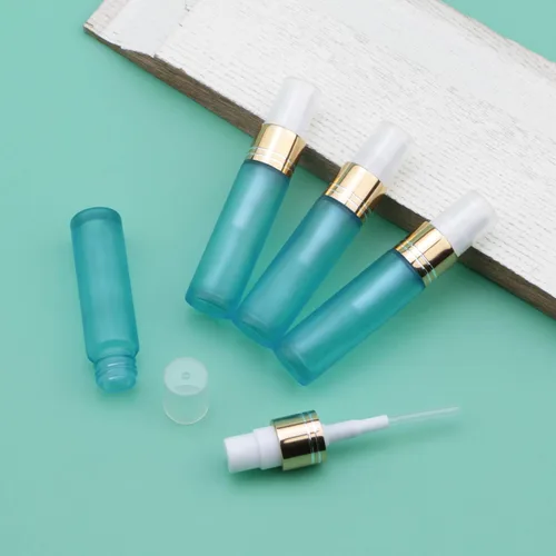 Miniatura 6 de Ellbest Botella de spray de vidrio recargable de 0.3 fl oz con 5 cuentagotas y 10 embudos, botella de perfume de vidrio pequeña