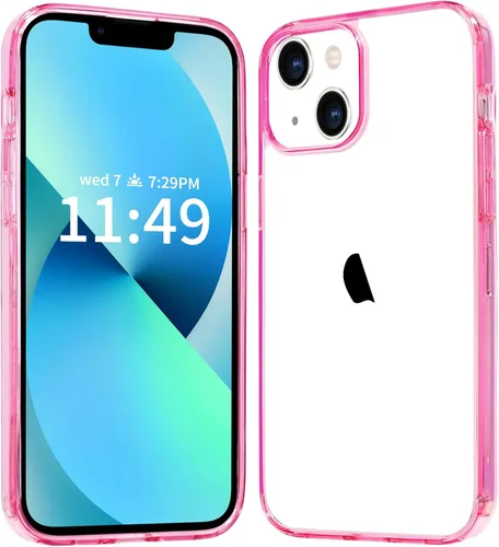 Miniatura 12 de JJGoo Compatible con iPhone 13 Funda transparente, transparente a prueba de golpes, delgada, antiarañazos, carcasa protectora de policarbonato duro