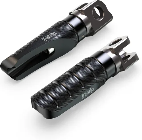 RENO Estriberas para motocicleta, estriberas delanteras para conductor, pedal compatible con ZX6R 2007-2024/2008-2010 ZX10R/2010-2016 Z1000 (CNC,