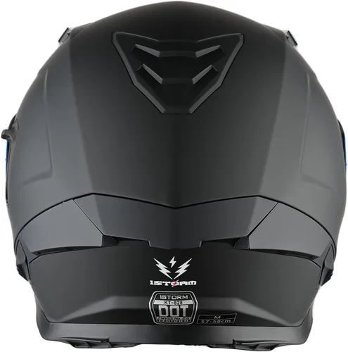 Miniatura 6 de 1Storm Casco integral de motocicleta para adultos, hombres y mujeres, casco de carreras de bicicleta de calle, aprobado por DOT, con un escudo extra
