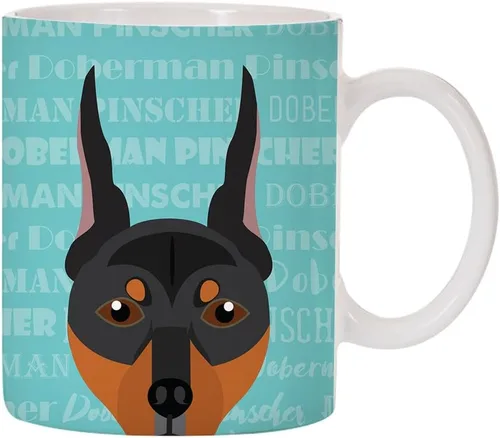Miniatura 33 de Taza de café de cerámica con diseño de raza de perro de 11 oz (Border Collie)