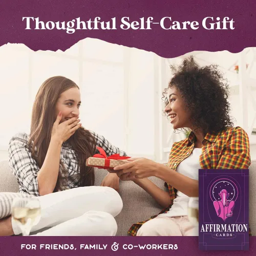 Miniatura 6 de PURPLE CANYON Tarjetas de afirmación diaria para mujeres y hombres Afirmaciones positivas para atención plena, meditación e inspiración Hermosa