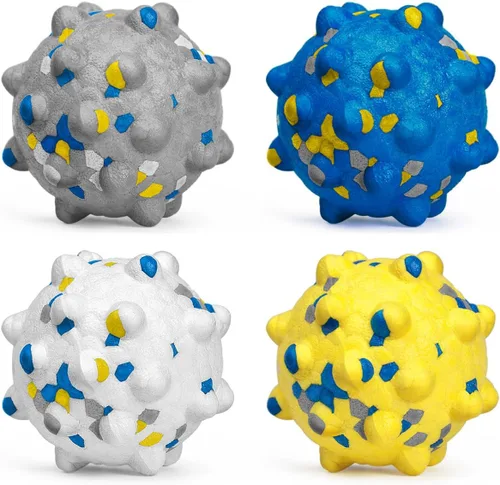 Miniatura 36 de Pelotas de tenis para perros Moonorange para masticadores agresivos, juguete interactivo indestructible, duradero, rebotador para perros, juego