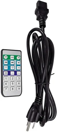 Miniatura 7 de RockvilIe RAM12BT Altavoz PA para DJ de 12 pulgadas, recargable, 600 W, 2 micrófonos, Bluetooth