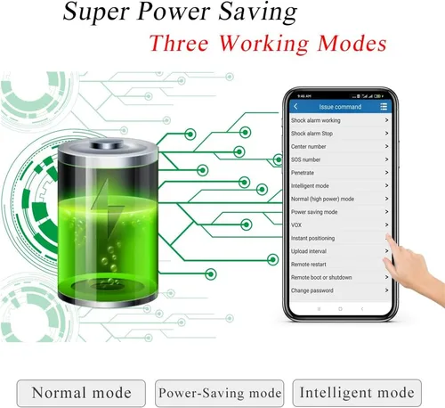 Miniatura 2 de Rastreador GPS magnético para vehículos, dispositivos de seguimiento para automóviles, batería oculta, de larga duración, dispositivo oculto