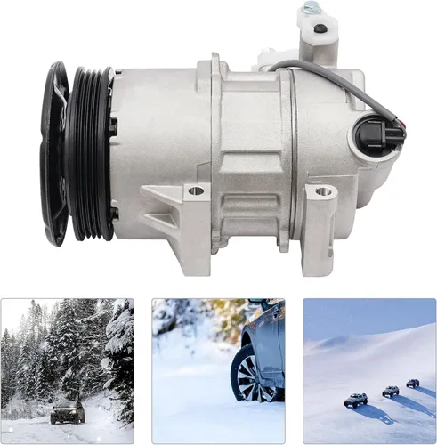 Miniatura 7 de Compresor de aire acondicionado con embrague, compresor de CA y embrague de A/C, control de clima y refrigeración del motor y A/C con embrague CO