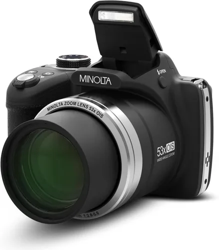 Miniatura 7 de Minolta Pro Shot - Cámara digital HD de 16 MP, zoom óptico de 53x, video Full HD de 1080p, estabilización óptica, LCD de 3 pulgadas, panorama, HDR