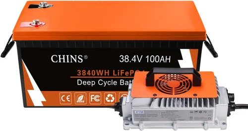 Miniatura 5 de CHINS Cargador de batería de litio de 36V 25A, incluyendo función de carga de 0V, cargador de batería LiFePO4 de 43.8V 25A, especial para batería
