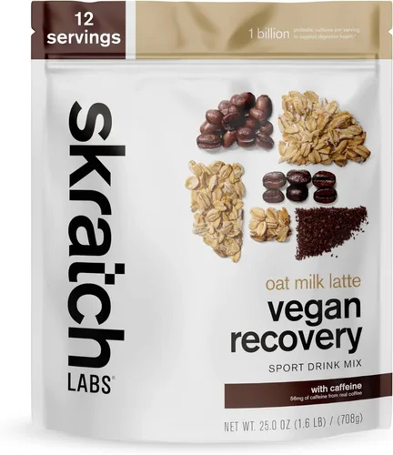 Miniatura 11 de Skratch Labs Mezcla de bebida de recuperación después del entrenamiento con horchata, (21.2 onzas, 12 porciones) con proteína de leche completa