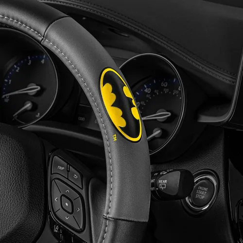 Miniatura 6 de BDK Warner Bros DC Comics Batman - Funda para volante, agarre ergonómico, tamaño universal de 14.5 a 15.5 pulgadas, protege y aísla tu volante