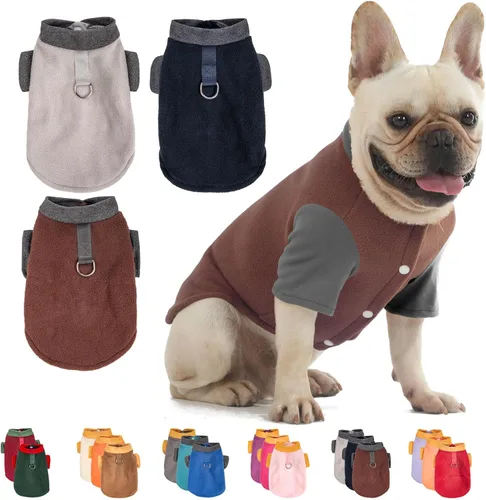 Miniatura 21 de FabriCastle Suéteres pequeños para perros, paquete de 3 prendas para perros y gatos, chaquetas suaves y cálidas para perros XXS XS S y S, disfraces