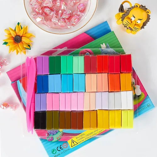 Miniatura 3 de CiaraQ Kit de arcilla polimérica, mini juego de arcilla para modelar para niños/principiantes/artistas, 32