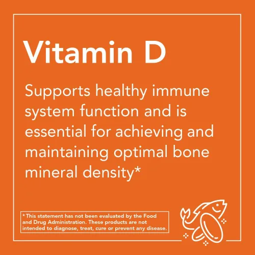 Miniatura 6 de Complejo vitamínico Now Foods, Vitamina D3 5000 UI, 240 cápsulas blandas, 2