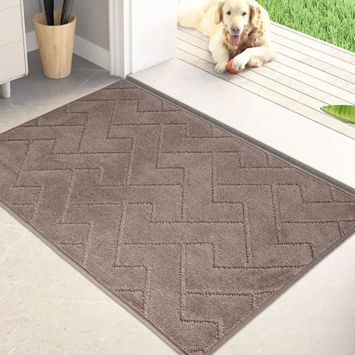 Miniatura 91 de PURRUGS Alfombra de fácil cuidado de 6 x 9 pies, antideslizante, lavable a máquina, tapete para puerta de perro, resistente a las manchas