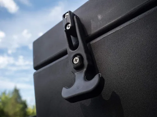 Miniatura 5 de SuperATV Enfriador trasero aislado de alta resistencia/caja de carga para Polaris RZR XP Turbo/XP 4 Turbo (2016+) - Tapa sellada mantiene el hielo