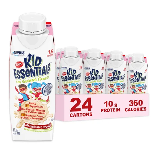 Miniatura 8 de BOOST Kid Essentials - Bebida nutricional equilibrada para niños, con calorías y nutrientes adicionales, chocolate Craze, 8 onzas líquidas