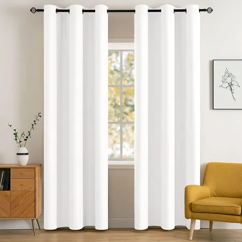 Miniatura 64 de MIULEE Cortinas opacas para dormitorio o sala de estar, juego de 2 paneles de cortina para ventana con aislamiento térmico y bloqueo de luz