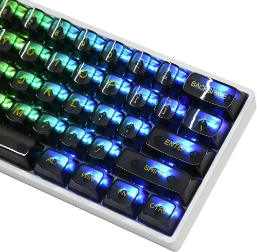 Miniatura 17 de GTSP 61 Teclas 60 Por Ciento, Teclas Ducky One 2 Mini para Teclado Mecánico Perfil OEM RGB PBT Set de Teclas con Extractor de Teclas para Cherry MX