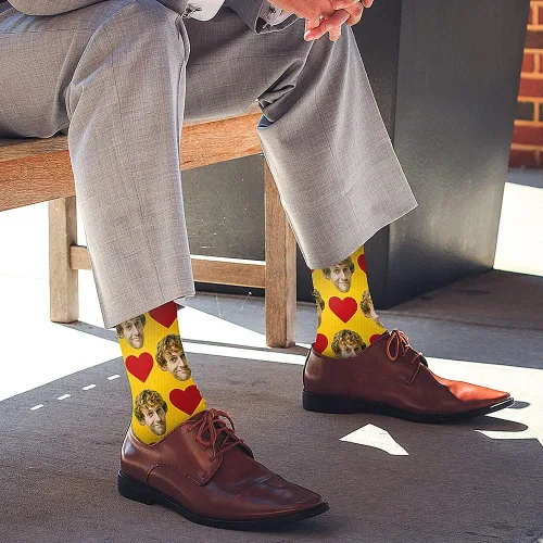 Miniatura 8 de Calcetines personalizados con foto, calcetines personalizados con imágenes, calcetines personalizados para hombres