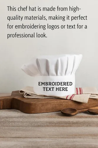 Miniatura 5 de Sombrero de chef personalizado - Nombre personalizado - Color - Fuente - Hilo